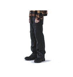 FVCK Studded Waxed Denim Black