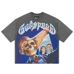 Godspeed Mask Off T-shirt Grey Wash
