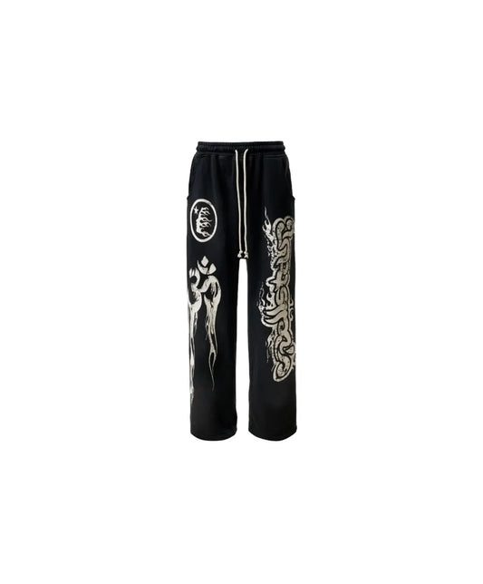 Hellstar Yoga Remix Track Pants Black