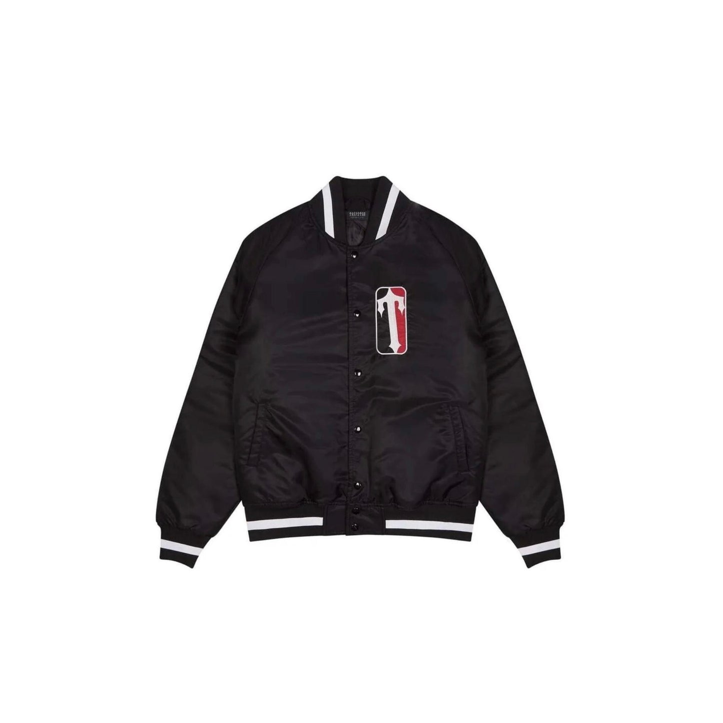 Trapstar Stadium Jacket Black  - TRAP-STAD-JCKT