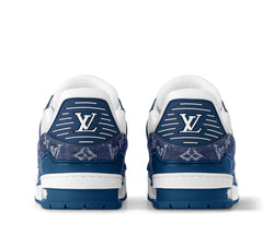Louis Vuitton Trainer Denim Sneaker Blue
