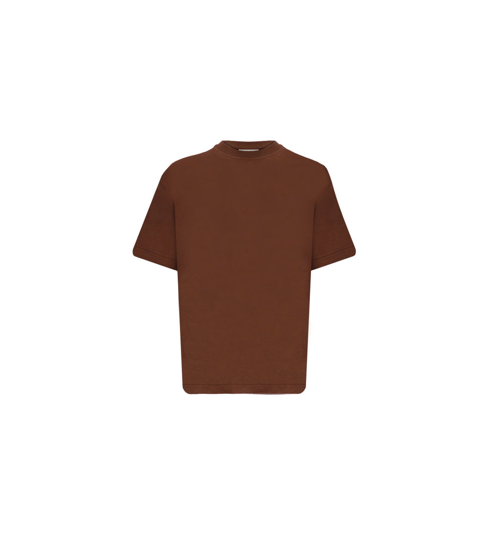 Magnolia Heavy Basic T-shirt Brown - MAG-HEAVTEE-BROWN