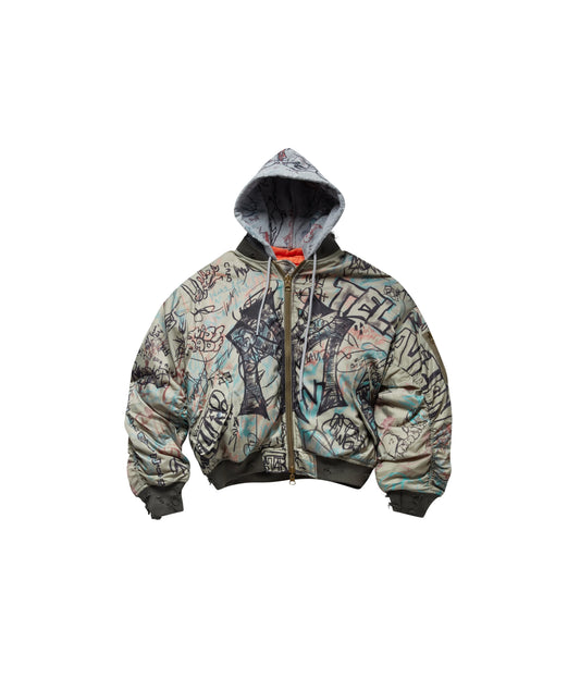 Mowalola Graffiti Bomber