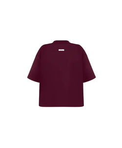 MSC Design T-Shirt Bordowy