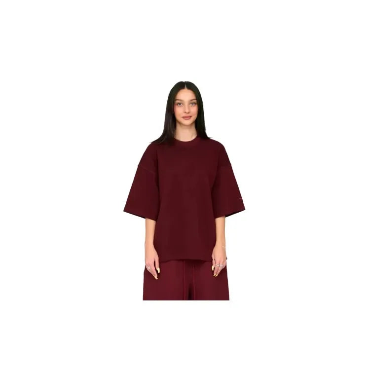 MSC Design T-Shirt Bordowy