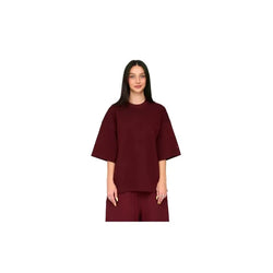 MSC Design T-Shirt Bordowy