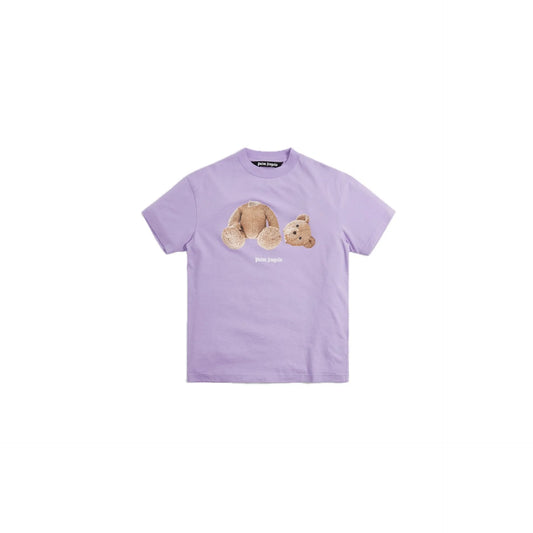 Palm Angels Bear Print T-shirt Lilac