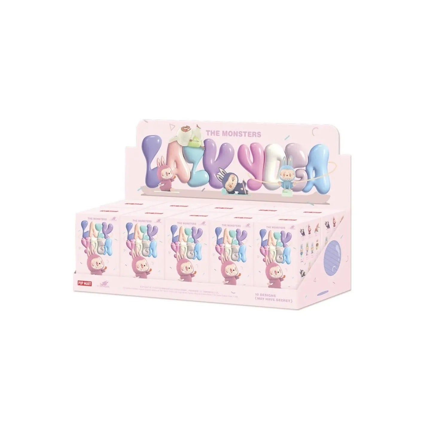 POP MART Labubu The Monsters Lazy Yoga Series Figures