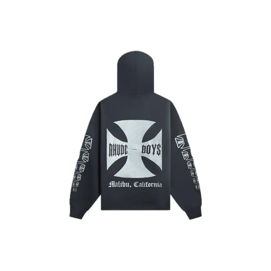Rhude Boys Hoodie Vintage Black