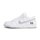 Supreme x Nike SB Dunk Low 94 White Metallic Silver - Aplug