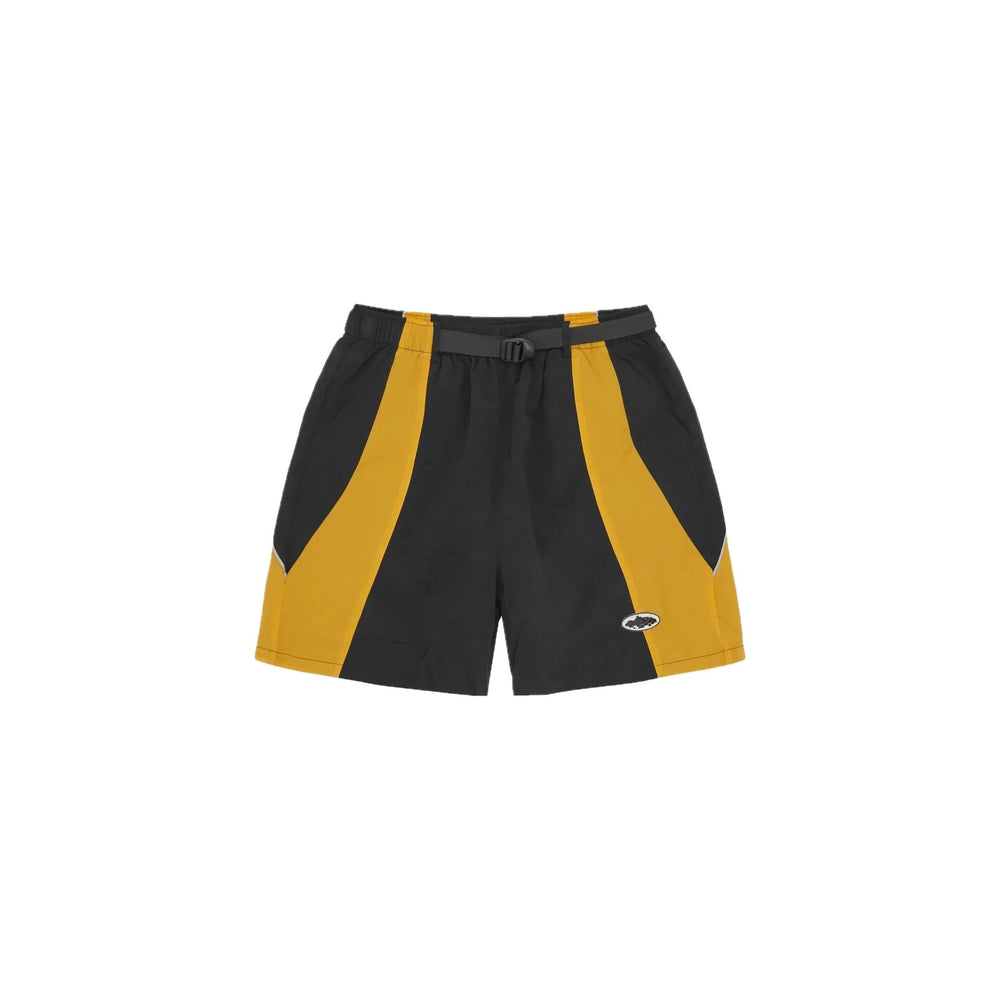 Corteiz Spring Shorts Black Yellow - CRTZ-SPRING-SHORTS-BLKYEL-24