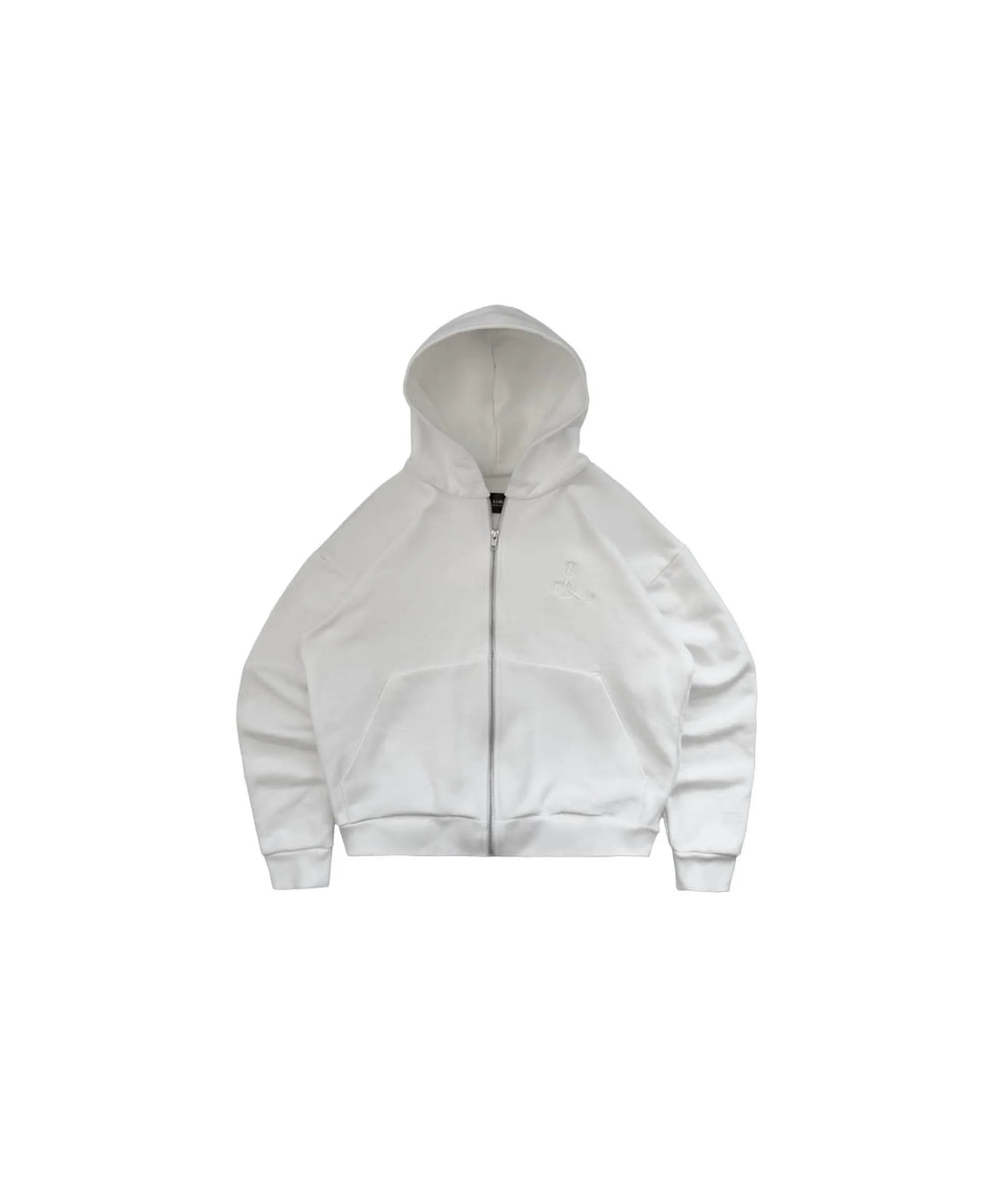 Saint Lordly SL Zip Hoodie White