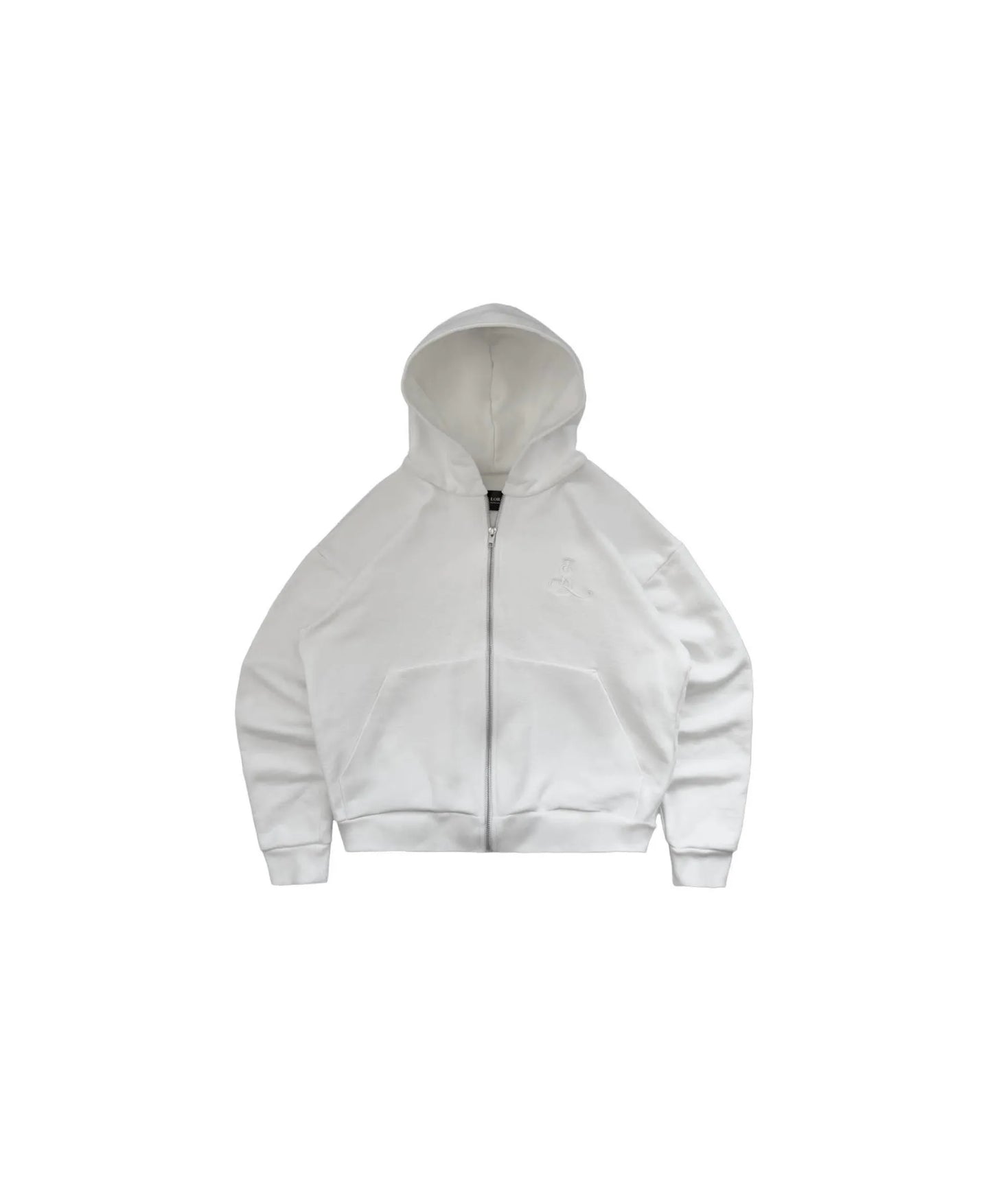 Saint Lordly SL Zip Hoodie White