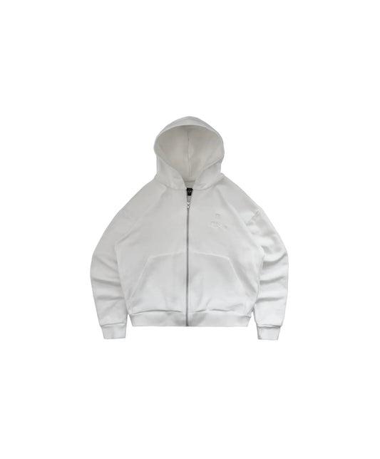 Saint Lordly SL Zip Hoodie White