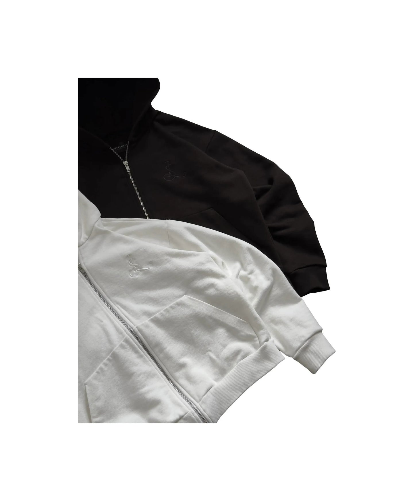 Saint Lordly SL Zip Hoodie White
