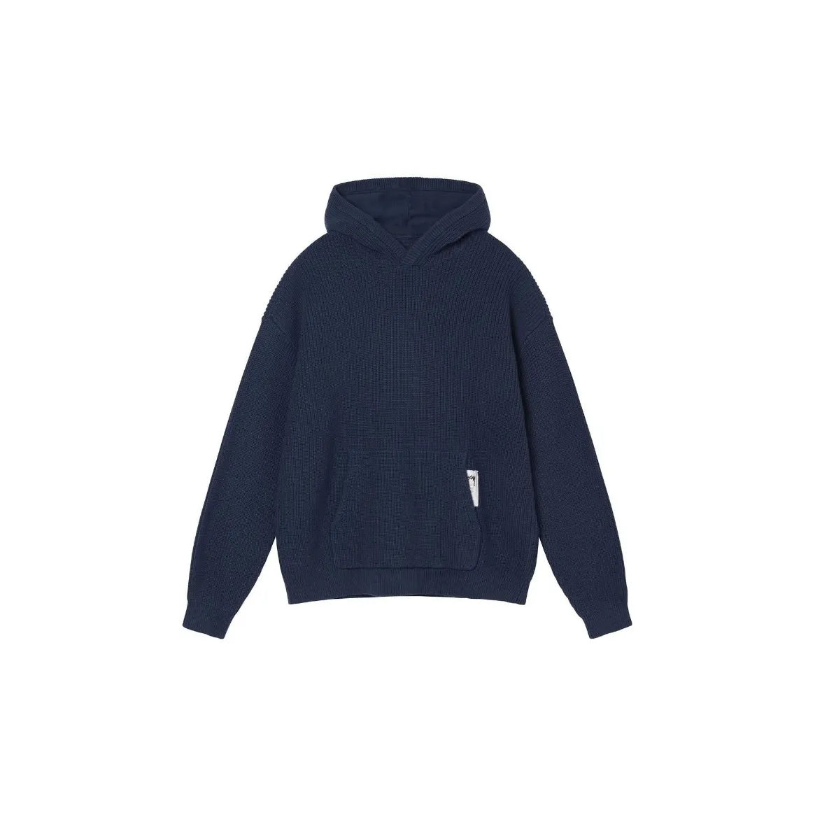 Stussy Cotton Knit Hood Navy
