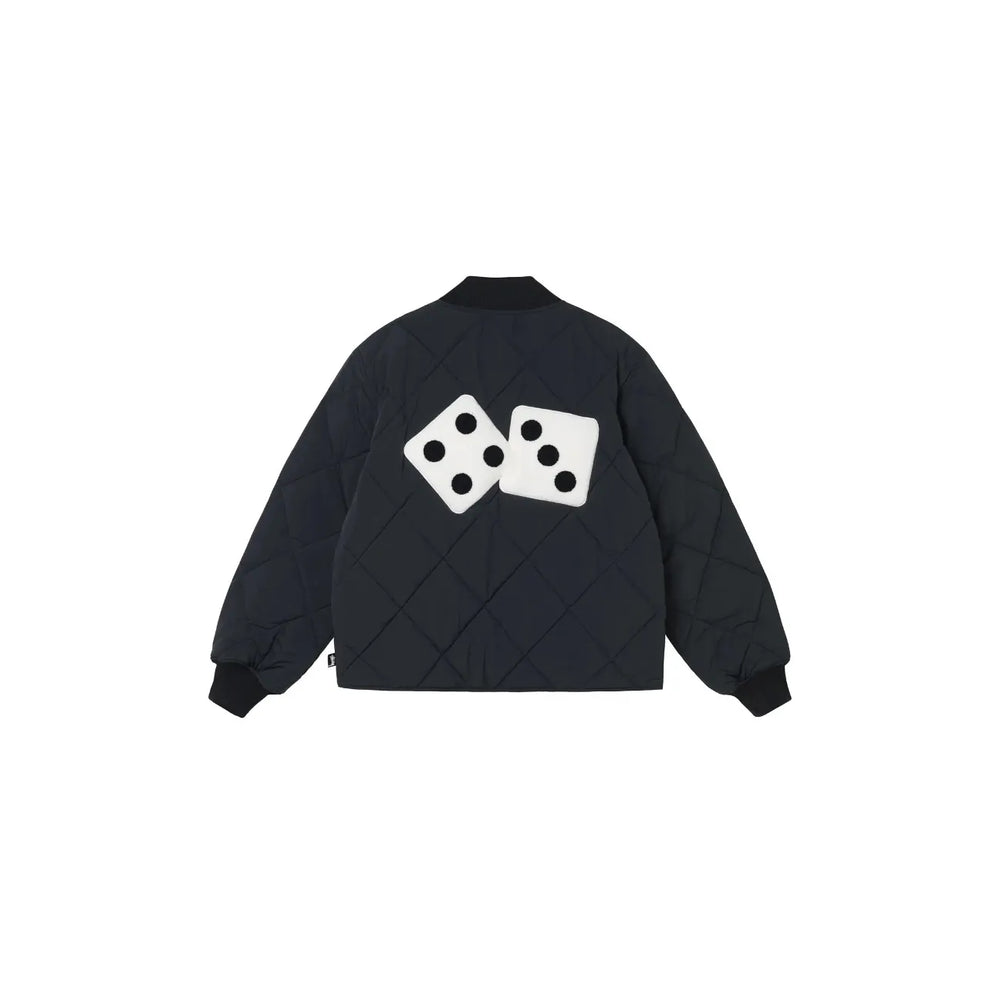 Stussy Dice Quilted Liner Jacket Navy