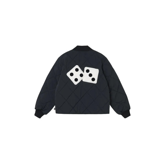 Stussy Dice Quilted Liner Jacket Navy