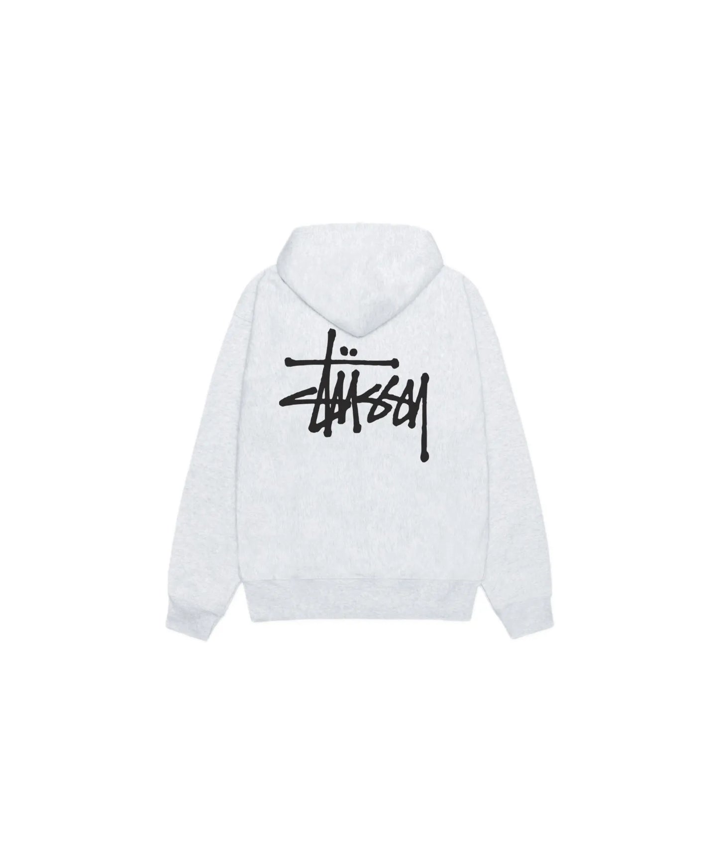 Stussy Basic Zip Hoodie Ash Heather