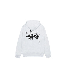Stussy Basic Zip Hoodie Ash Heather