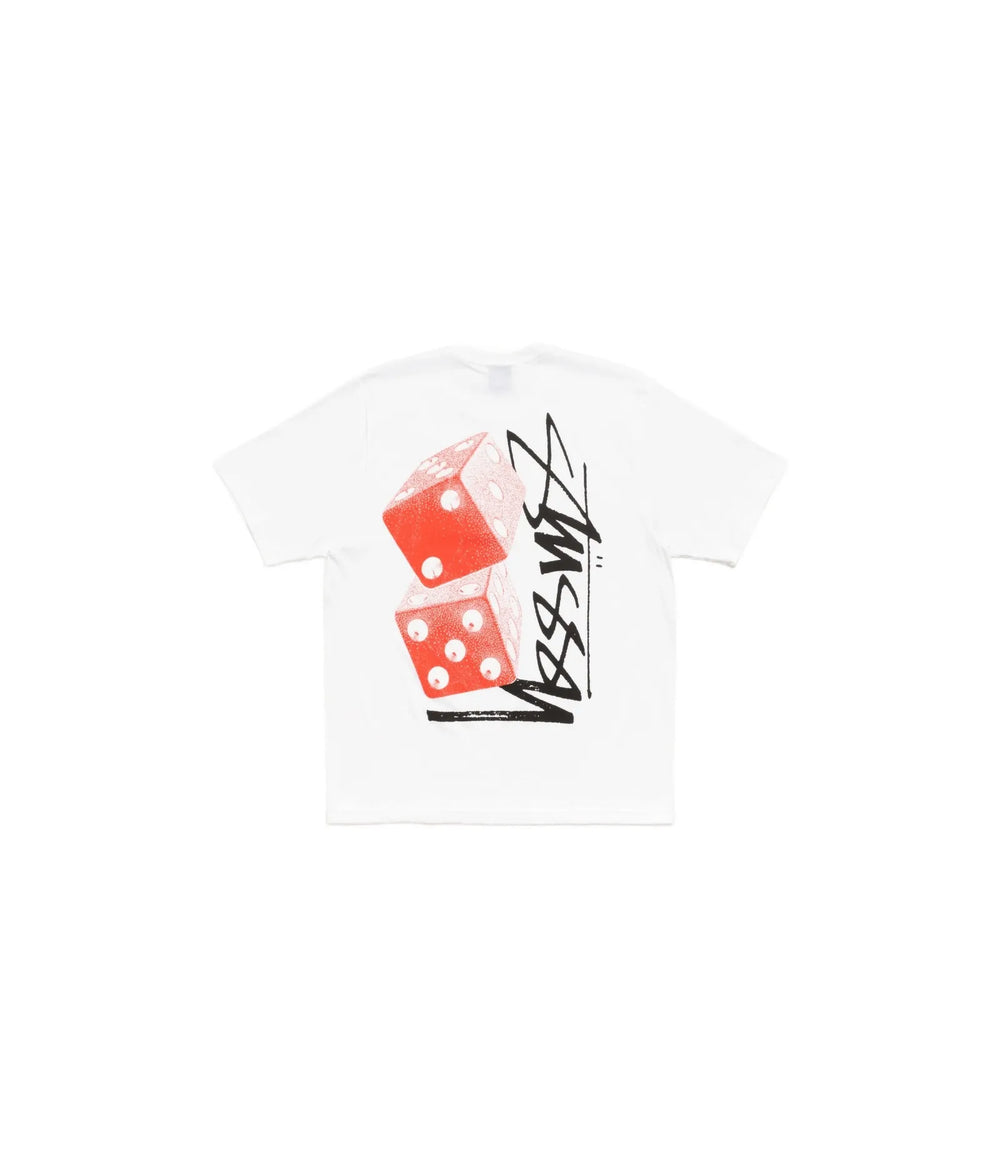 Stussy Tall Dice Tee White