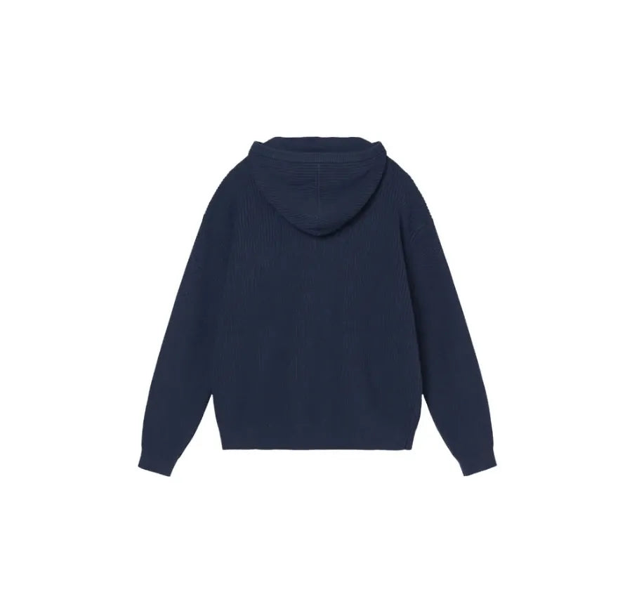 Stussy Cotton Knit Hood Navy