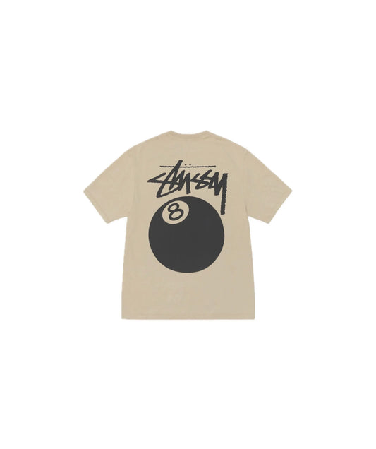 Stussy 8 Ball Pigment Dyed Tee Khaki