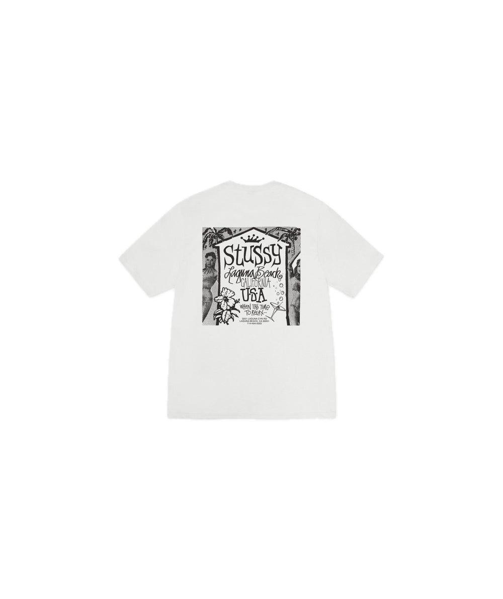 Stussy Beach House Tee Pigment Dyed Natural - STUSSY-BEACH-HOUSE-TEE-NAT24