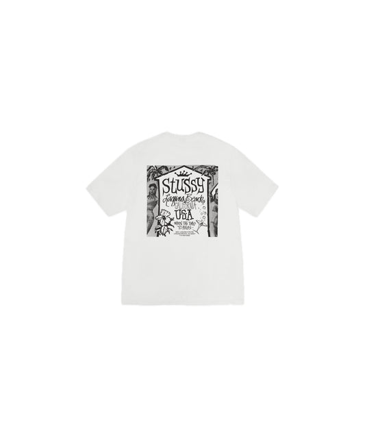 Stussy Beach House Tee Pigment Dyed Natural - STUSSY-BEACH-HOUSE-TEE-NAT24