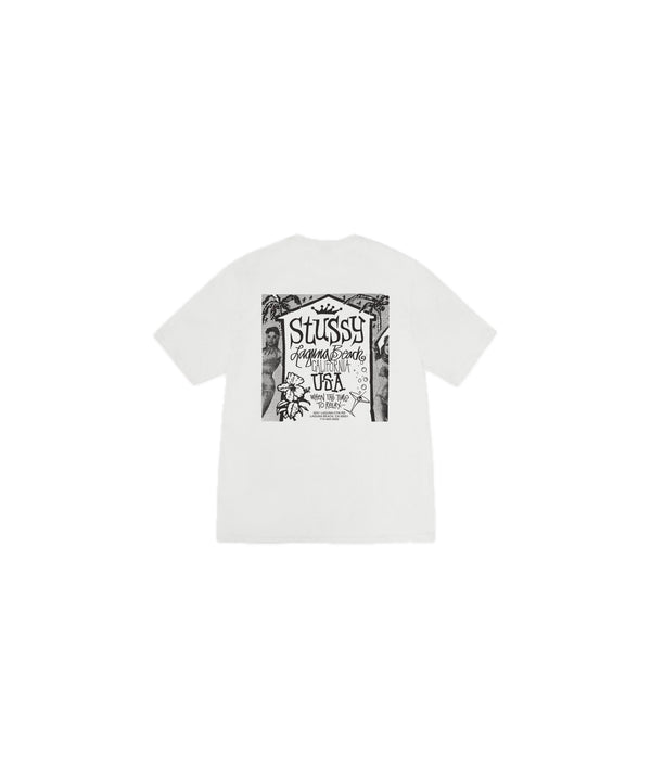 Stussy Beach House Tee Pigment Dyed Natural - STUSSY-BEACH-HOUSE-TEE-NAT24
