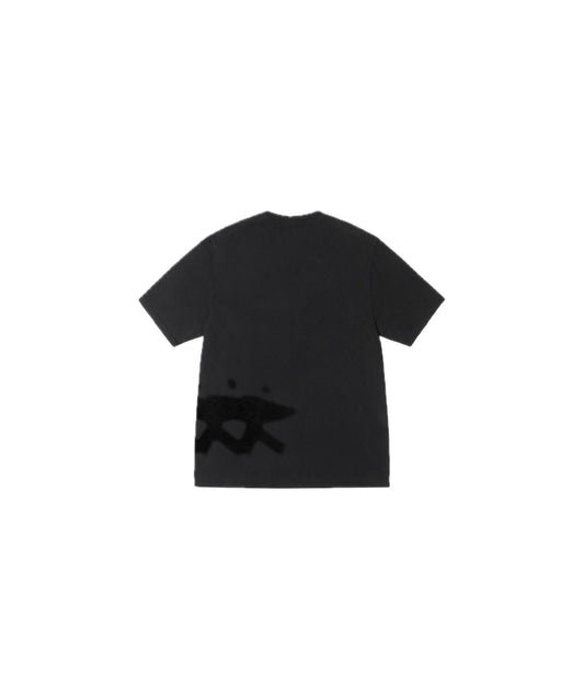 Stussy Low Tide Tee Pigment Dyed Black - STUSSY-LOWTIDE-BLK24