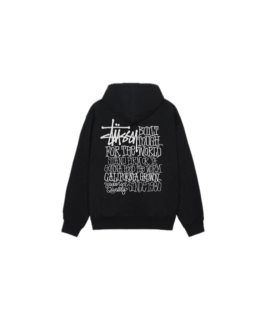 Stussy California Grown Hoodie Black