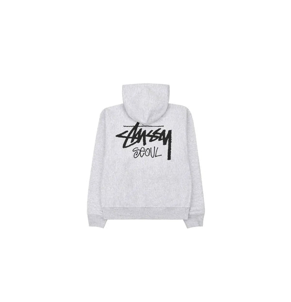 Stussy Seoul Chapter Hoodie Ash Grey