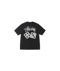 Stussy Dice Tee Black Pigment Dyed - 1905066842