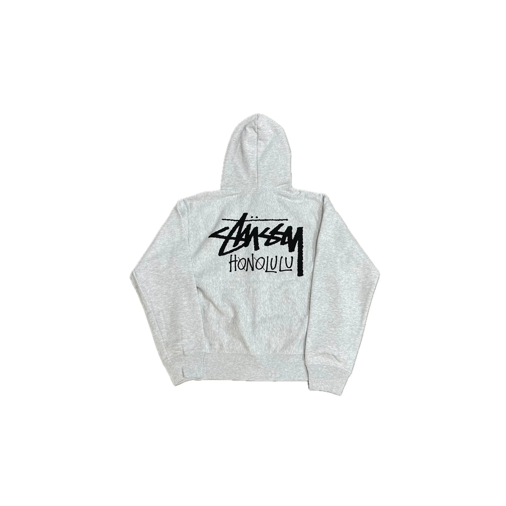 Stussy Stock Honolulu Hoodie Ash Heather