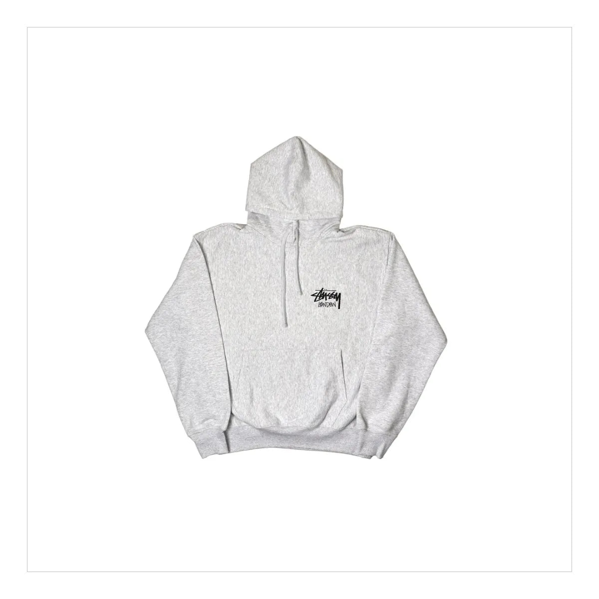 Stussy Stock London Hoodie Ash Heather