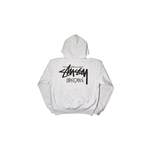 Stussy Stock London Hoodie Ash Heather