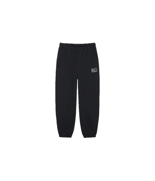 Nike x Stussy Washed Fleece Pants Black