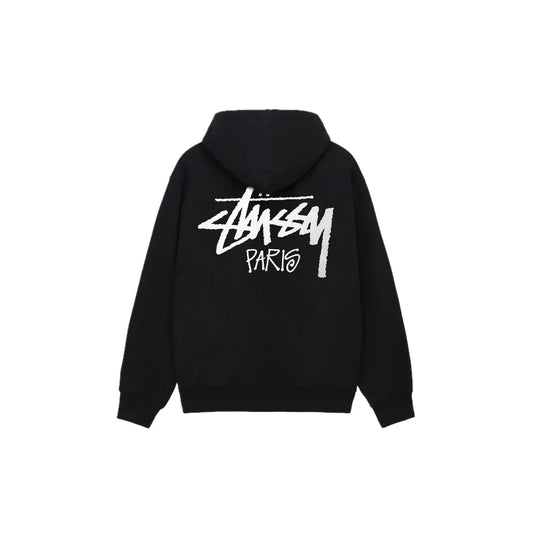 Stussy Paris Zip Black