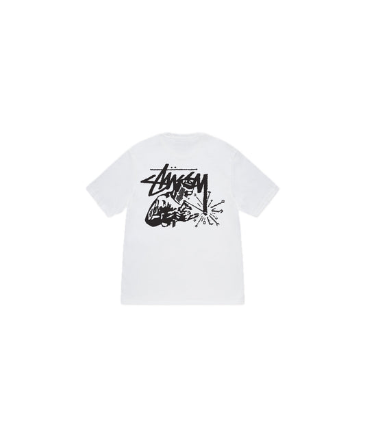 Stussy Welder Tee White - STUSSY-WELDER-TEE-WHT24