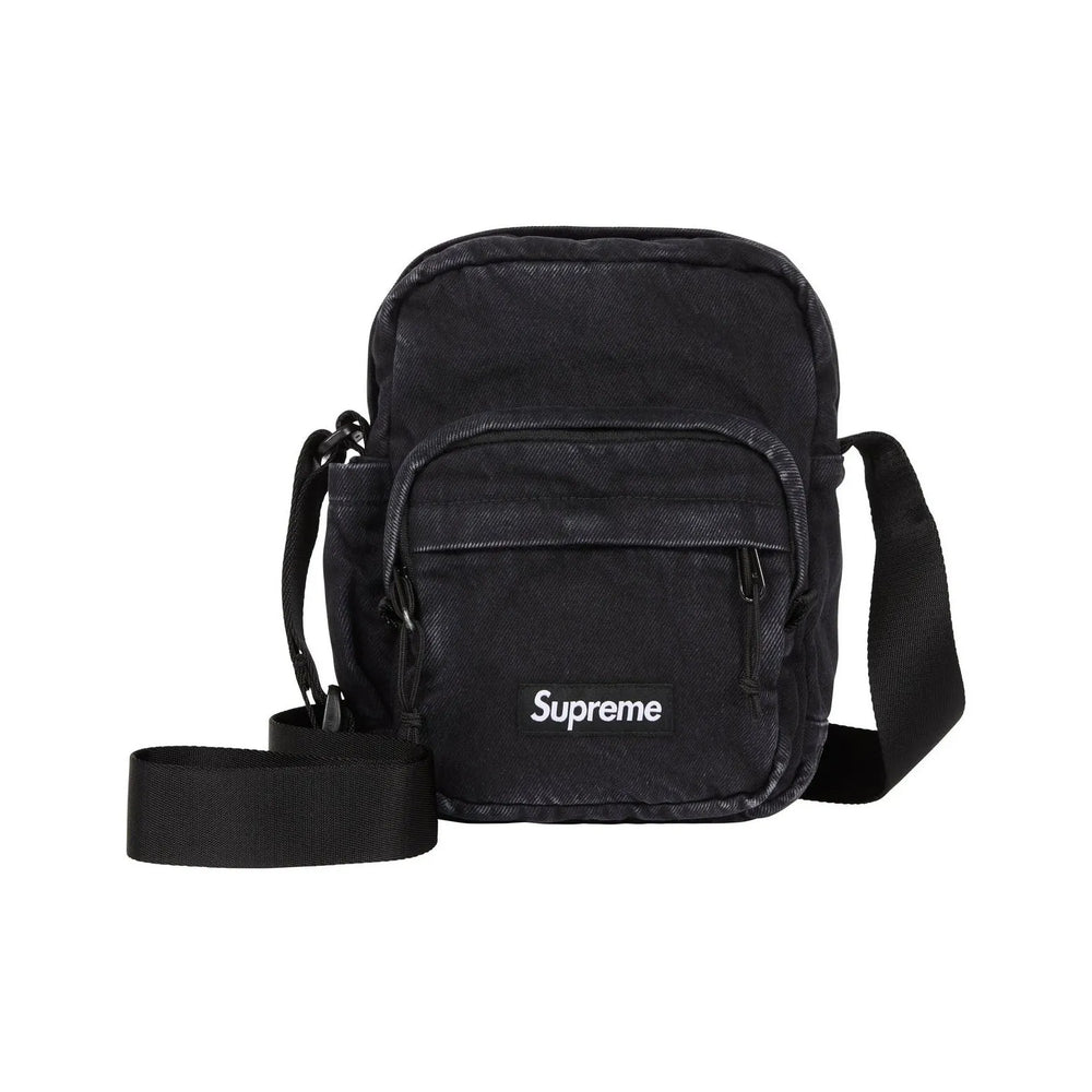 Supreme Denim Shoulder Bag Black