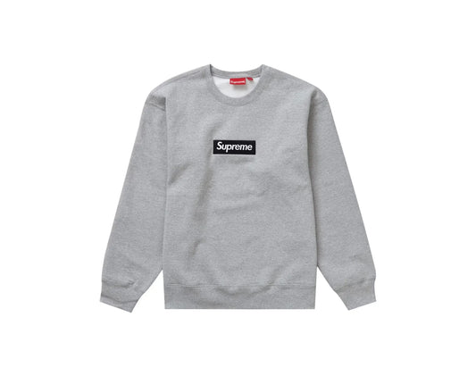 Supreme Box Logo Crewneck Heather Grey (FW22)