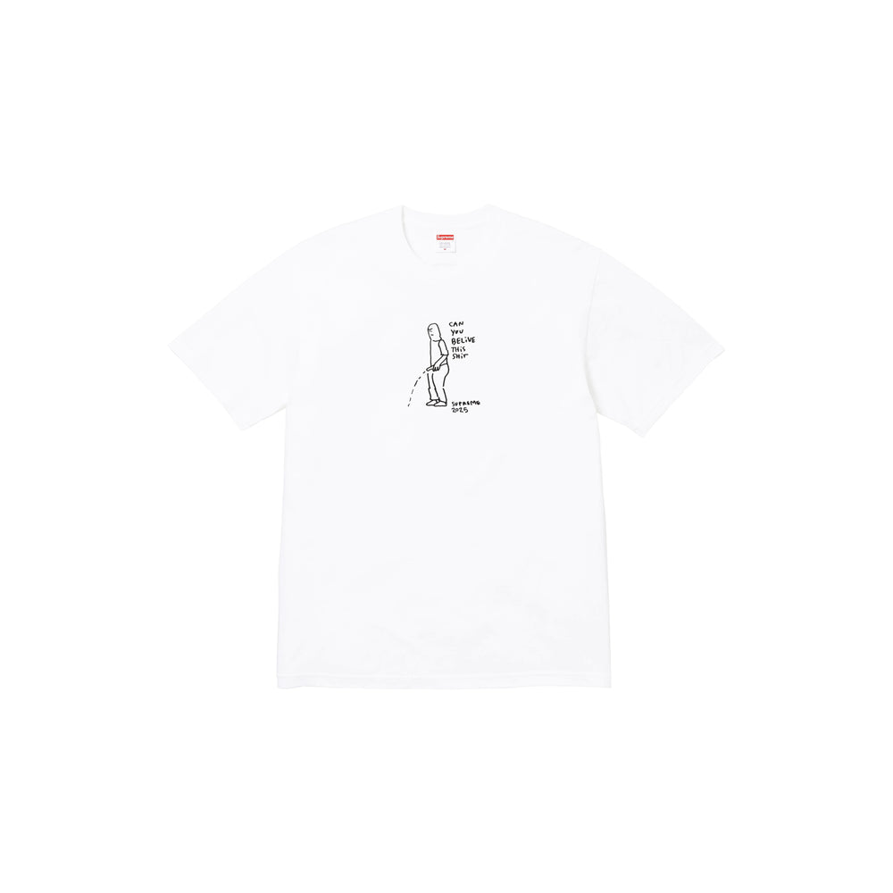 Supreme Piss Tee White - SUP-PISSTEE-WHITE