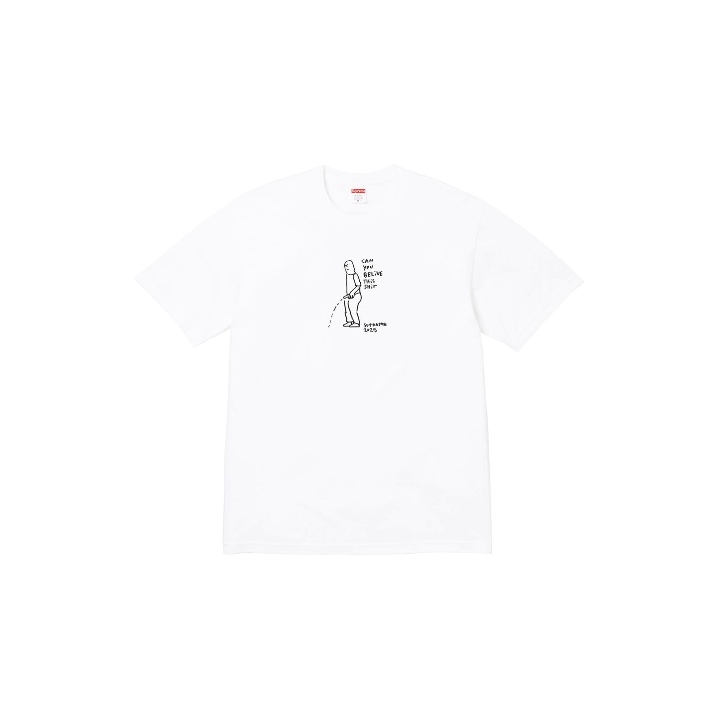 Supreme Piss Tee White - SUP-PISSTEE-WHITE