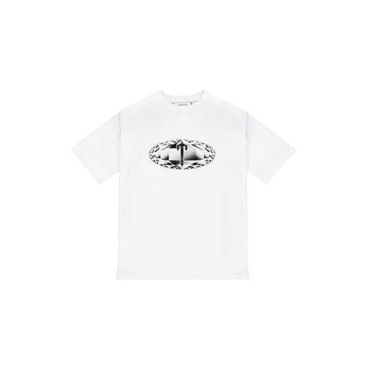 Trapstar Diamond In The Rough White - TRAP-DMND-TEE