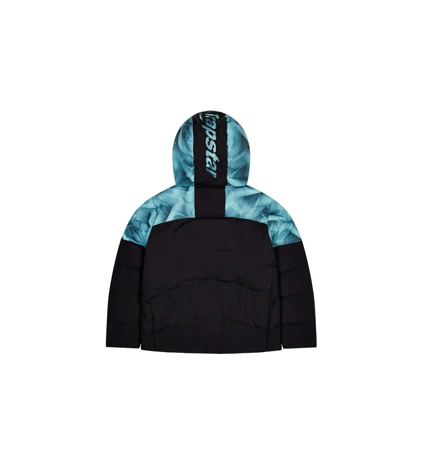 Trapstar Hyperdrive Hooded Puffer Black  - TRAP-JCKT-PFF
