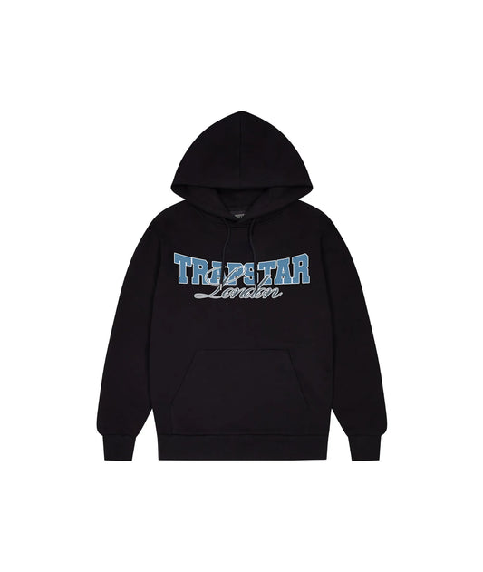 Trapstar Drop Out Hoodie Black Blue