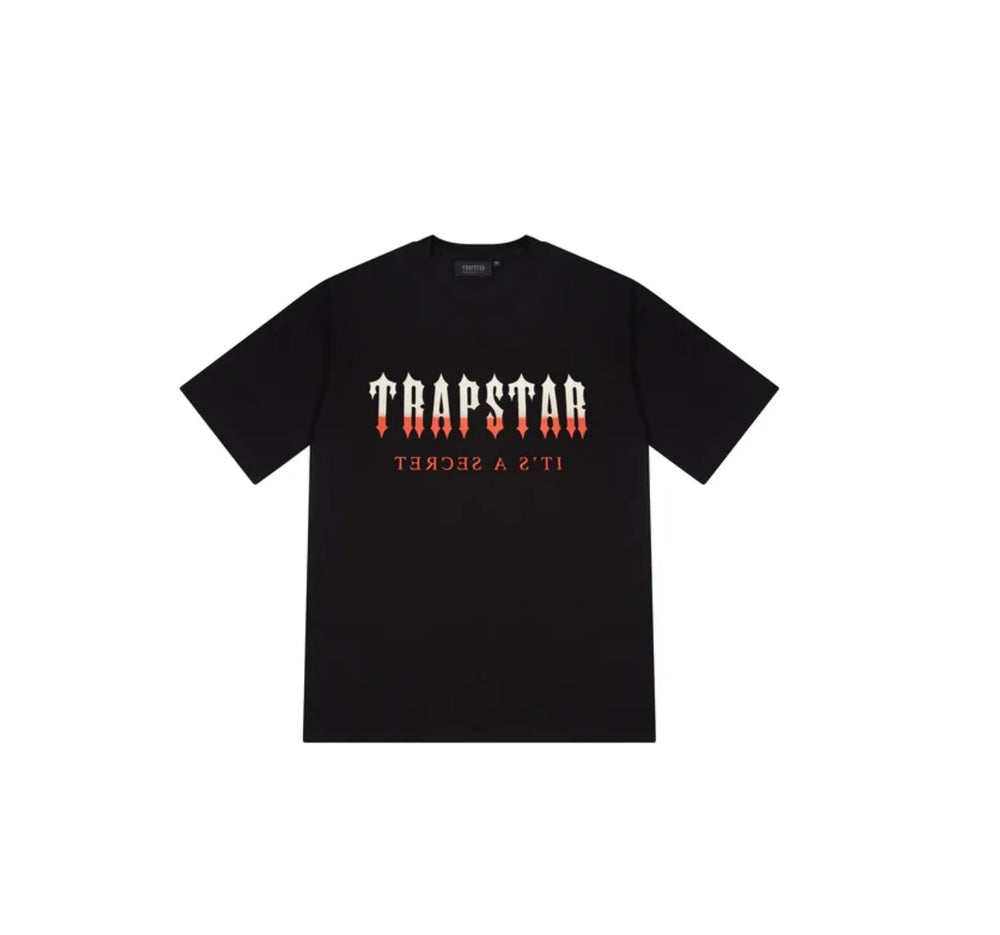 Trapstar Decoded Gradient Tee Black Red