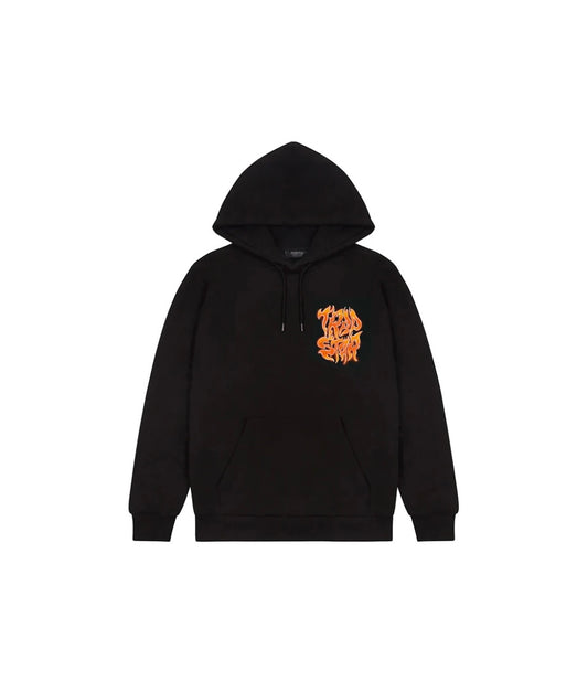 Trapstar On Smoke Hoodie Black  - TRAP-ONSMK-HOD