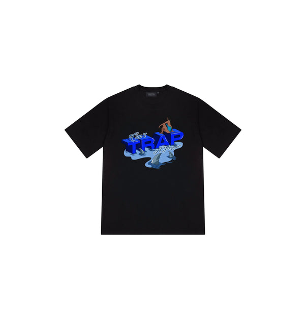 Trapstar Can't Trap A Trapper Tee Black